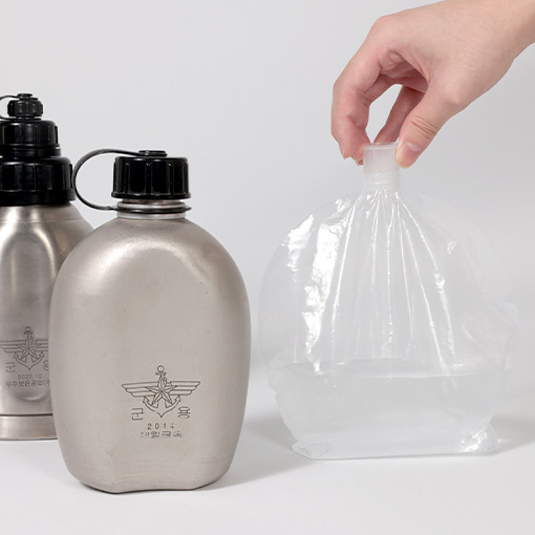 케이-니 프로(K-NEE PRO) 국군 수통용 위생 물 주머니 (조립형)