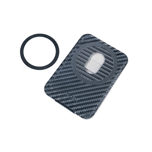 트로이카(TROIKA) 트로이카 맥세이프 가죽 카드 지갑 케이스 (블랙)