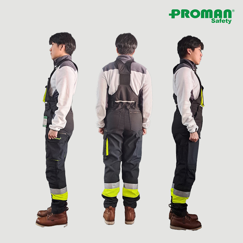 프로맨(Proman) 프로맨 방한용 소프트쉘 멜빵바지 WB-S750