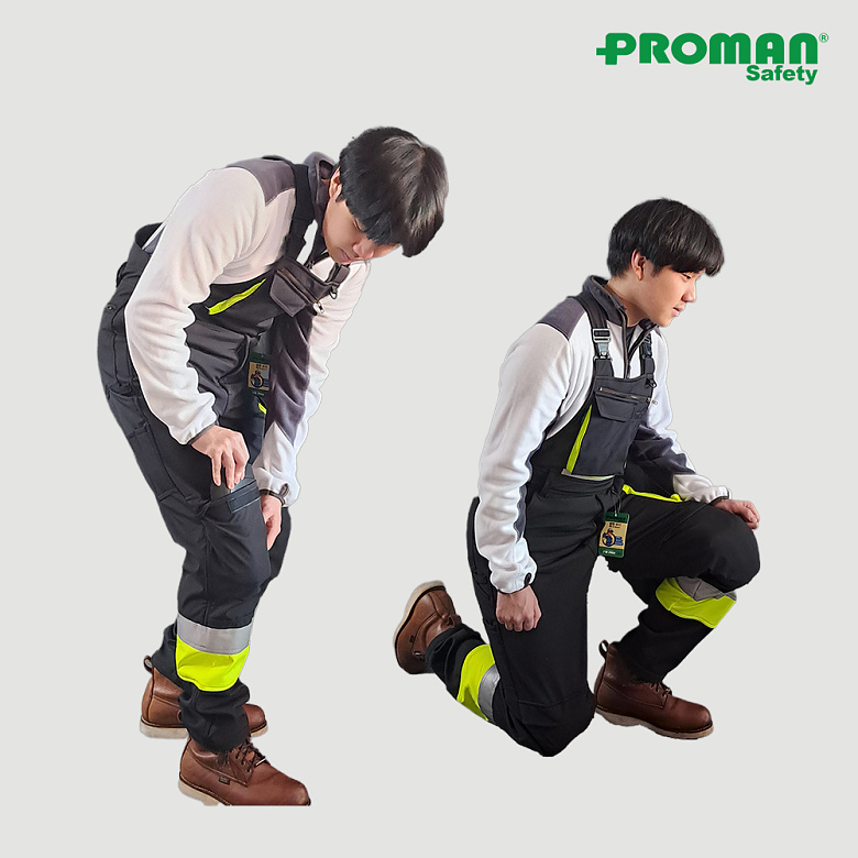 프로맨(Proman) 프로맨 방한용 소프트쉘 멜빵바지 WB-S750