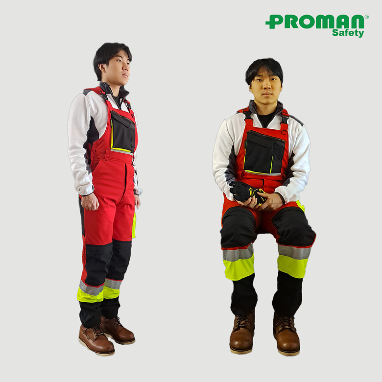 프로맨(Proman) 프로맨 방한용 소프트쉘 멜빵바지 WB-S750