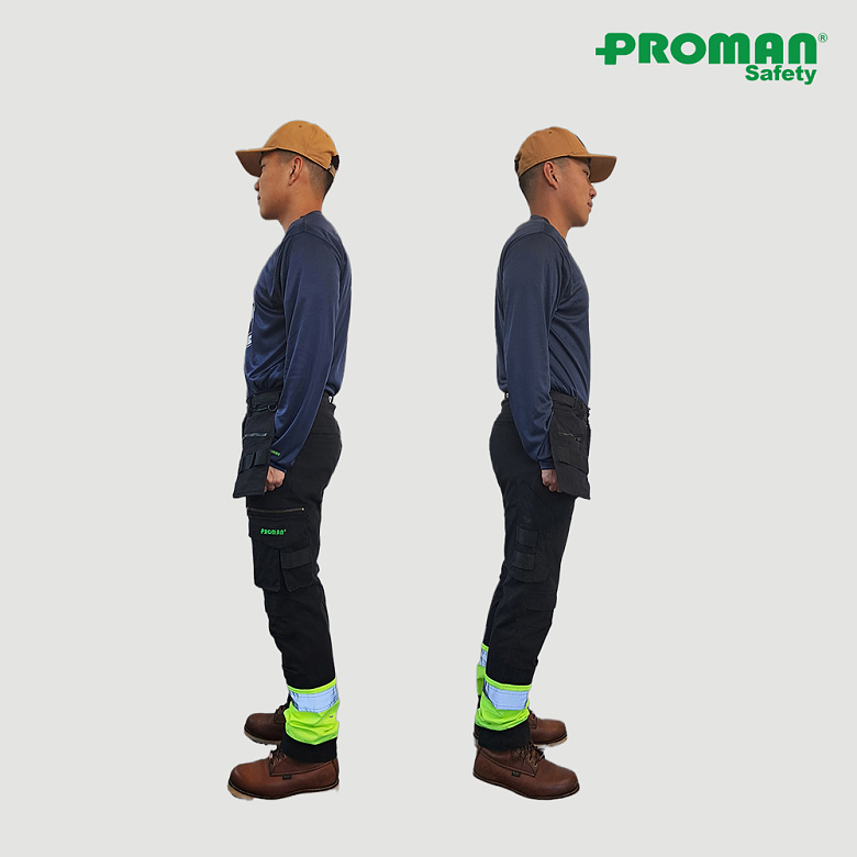 프로맨(Proman) 프로맨 목수바지 PM-500BY 작업바지 워크팬츠 스판덱스 기능성