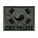 쿠닌 DMZ POLICE 태극기 패치 와펜 국방색