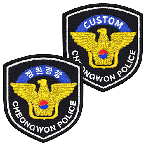 쿠닌(QOONIN) 쿠닌 청원경찰 자수 패치