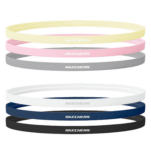 스케쳐스(SKECHERS) 스케쳐스 헤어밴드 3개 1세트 슬림