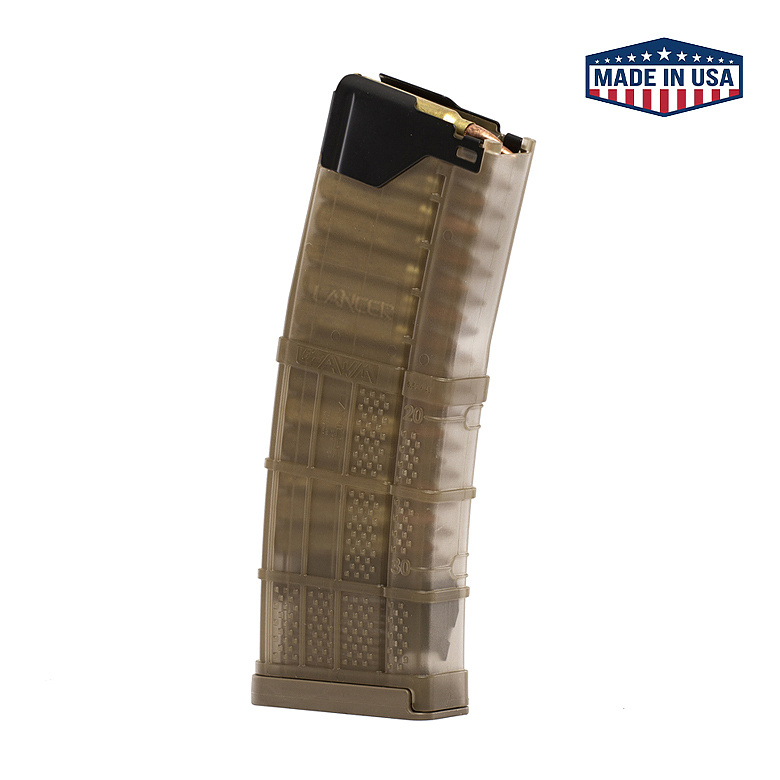 랜서(Lancer Systems) 랜서 L5AWM Gen 2 5.56X45mm 30발 들이 탄창 (반투명/FDE)