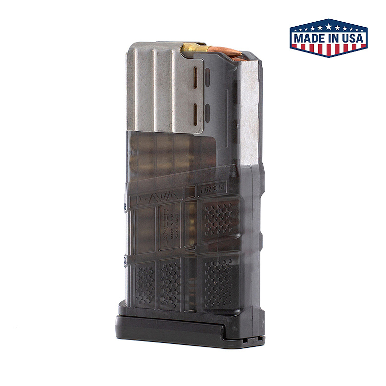 랜서(Lancer Systems) 랜서 L7AWM Gen 2 .308/6.5mm 20발 들이 탄창 (반투명/스모크)