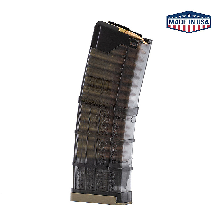 랜서(Lancer Systems) 랜서 L5AWM .300BLK 30발 들이 탄창 (반투명/스모크)