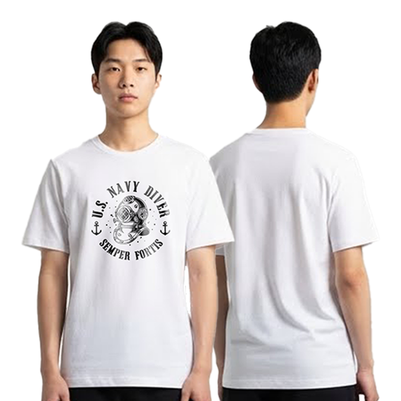 로크택티컬(ROK TACTICAL) (1+1) 로크택티컬 US NAVY DIVER 그레피티 티셔츠