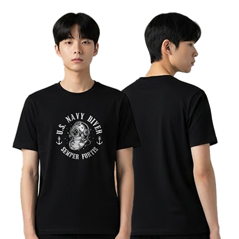 로크택티컬(ROK TACTICAL) (1+1) 로크택티컬 US NAVY DIVER 그레피티 티셔츠