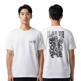 로크택티컬(ROK TACTICAL) (1+1) 로크택티컬 US NAVY DIVER Ver.2 그레피티 티셔츠