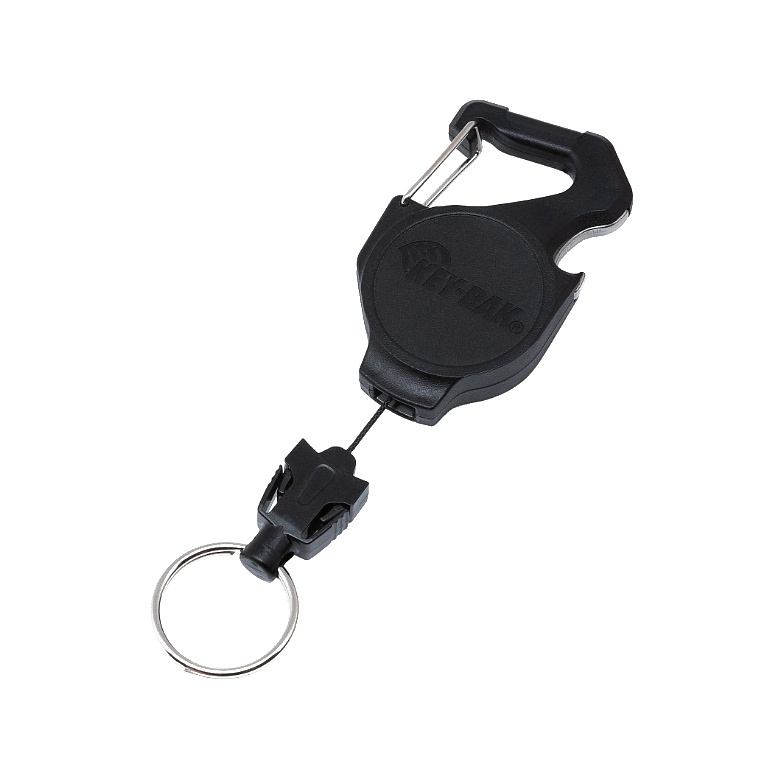 키백(Key Bak) 키백 키 커맨더 EDC 리트랙터 키체인 (블랙)