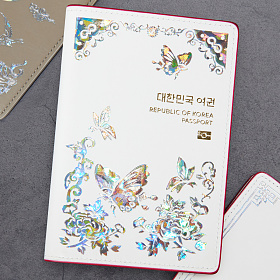 한소품(Hansopum) 한소품 자개 여권케이스<나비>