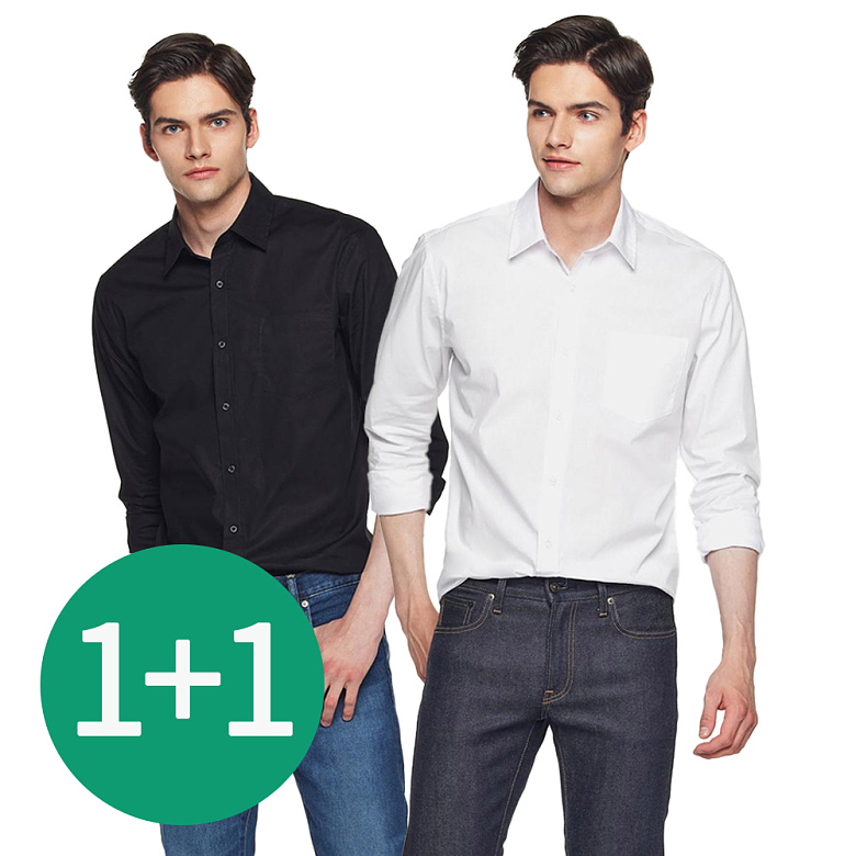 씨큐알(CQR) [1+1] CQR 데일리 베이직 면 남방 셔츠