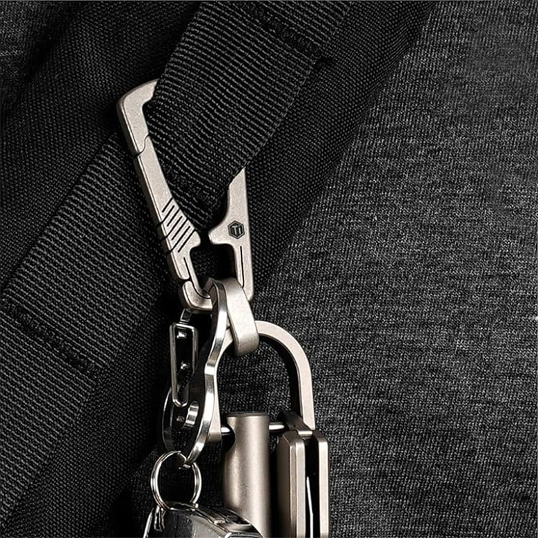 키유니티(KEY UNITY) 키유니티 KM17 티타늄 EDC 카라비너 D링 키체인