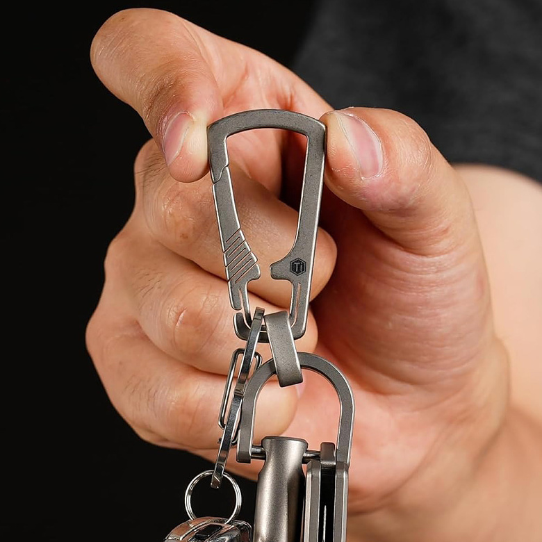 키유니티(KEY UNITY) 키유니티 KM17 티타늄 EDC 카라비너 D링 키체인