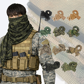 군화와고무신(gunhwawa gomusin) 군화와고무신 브리드 네트 위장 스카프 AT003