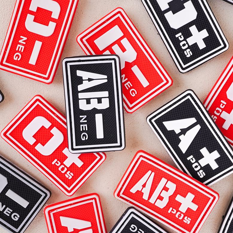 군화와고무신(gunhwawa gomusin) 군화와고무신 컴팩 실리콘 미니 혈액형 패치 RH003