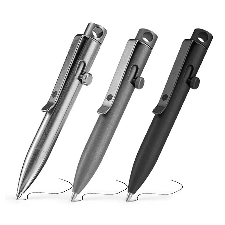 키유니티(KEY UNITY) 키유니티 티타늄 액션 펜 KP05 리필펜 2개 추가