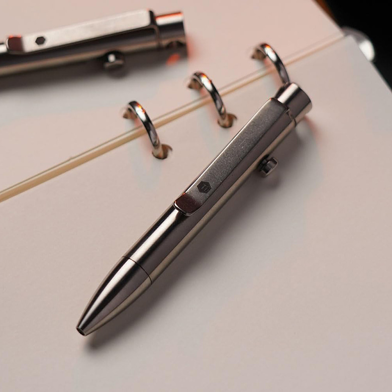 키유니티(KEY UNITY) 키유니티 티타늄 액션 펜 KP05 리필펜 2개 추가