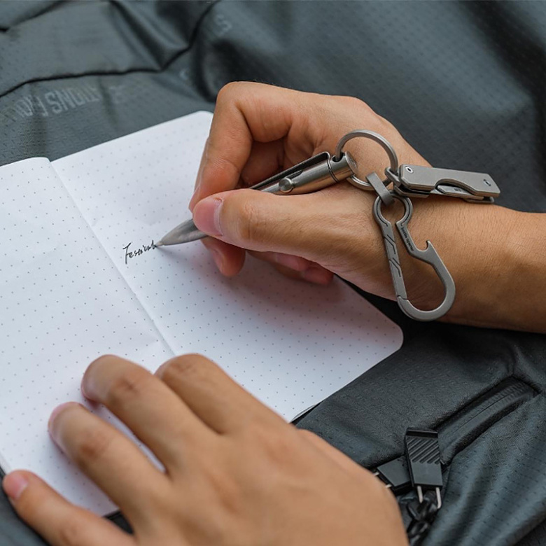 키유니티(KEY UNITY) 키유니티 티타늄 액션 펜 KP05 리필펜 2개 추가