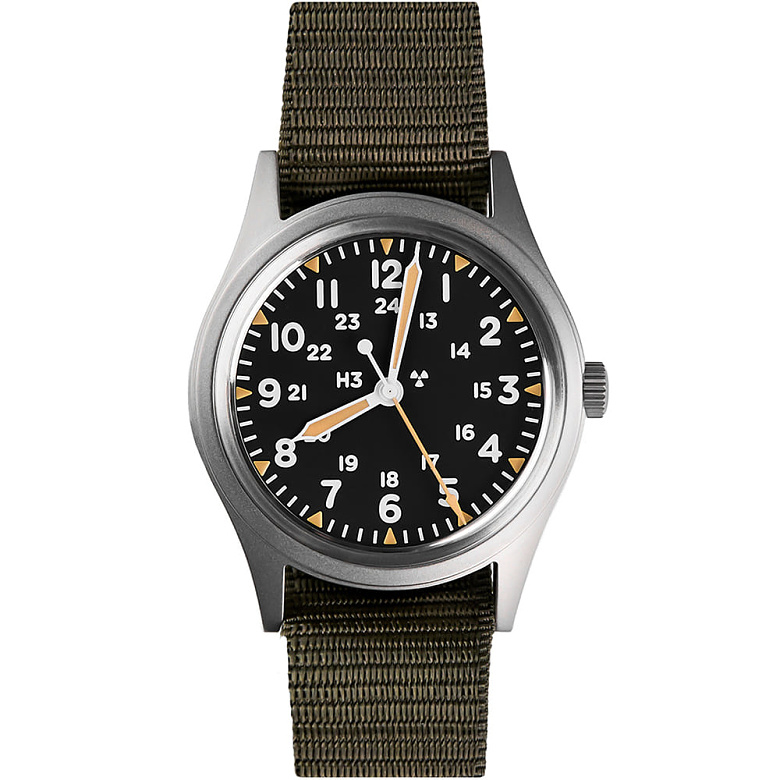 MWC시계(MWC) MWC MIL-W-46374B 데저트 카키 - 실버X카키