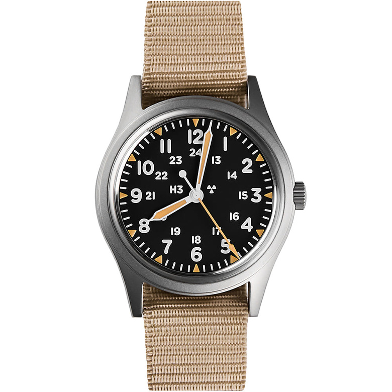 MWC시계(MWC) MWC MIL-W-46375B 데저트 카키 - 실버X데저트