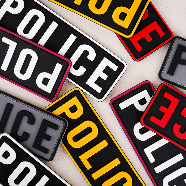 군화와고무신(gunhwawa gomusin) 군화와고무신 폴리스 PVC 패치 PL008