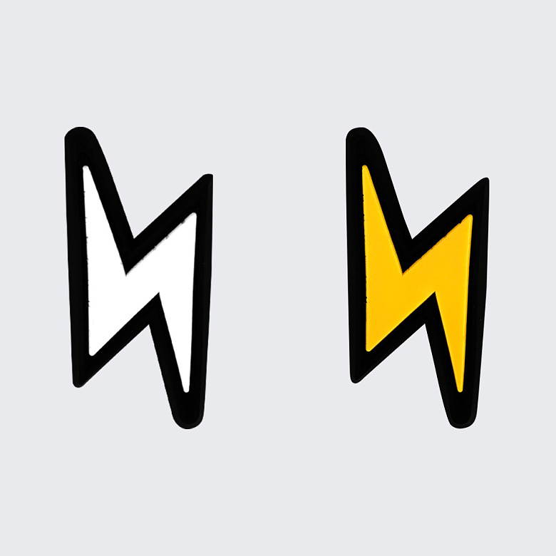 군화와고무신(gunhwawa gomusin) 군화와고무신 PVC 미니 번개 패치 DE014