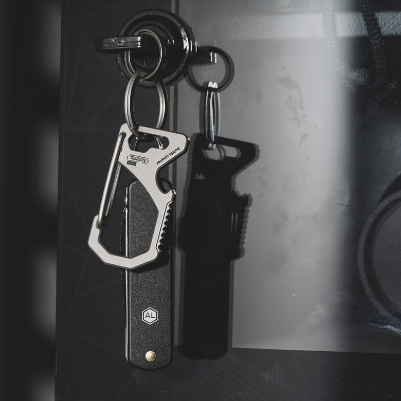 키유니티(KEY UNITY) 키유니티 KM05 티타늄 멀티툴 카라비너 키체인