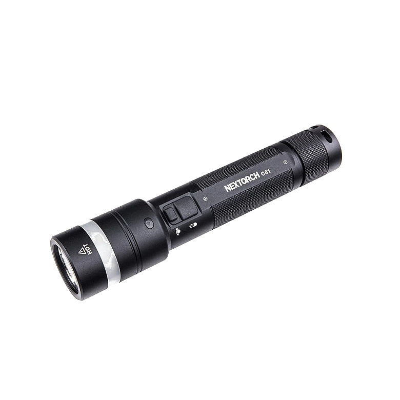넥스토치(Nextorch) 넥스토치 C61 듀얼빔 플래시라이트 (블랙)