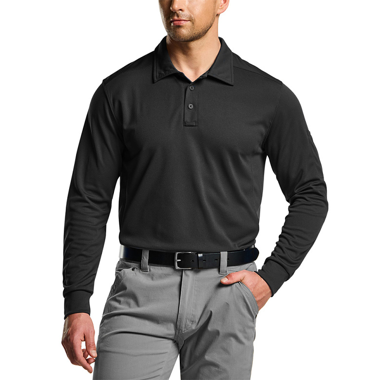 씨큐알(CQR) [1+1]CQR 택티컬 폴로 카라 아웃도어 등산 긴팔 티셔츠