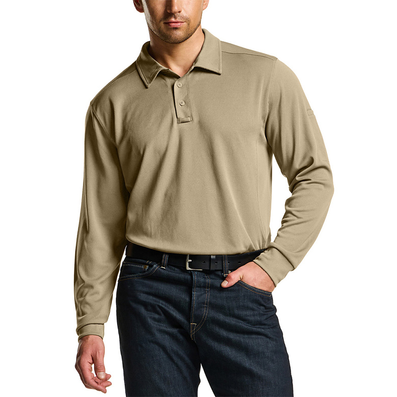 씨큐알(CQR) [1+1]CQR 택티컬 폴로 카라 아웃도어 등산 긴팔 티셔츠