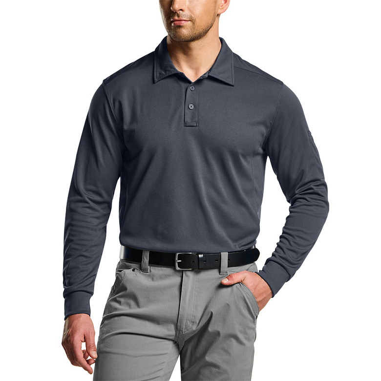 씨큐알(CQR) [1+1]CQR 택티컬 폴로 카라 아웃도어 등산 긴팔 티셔츠