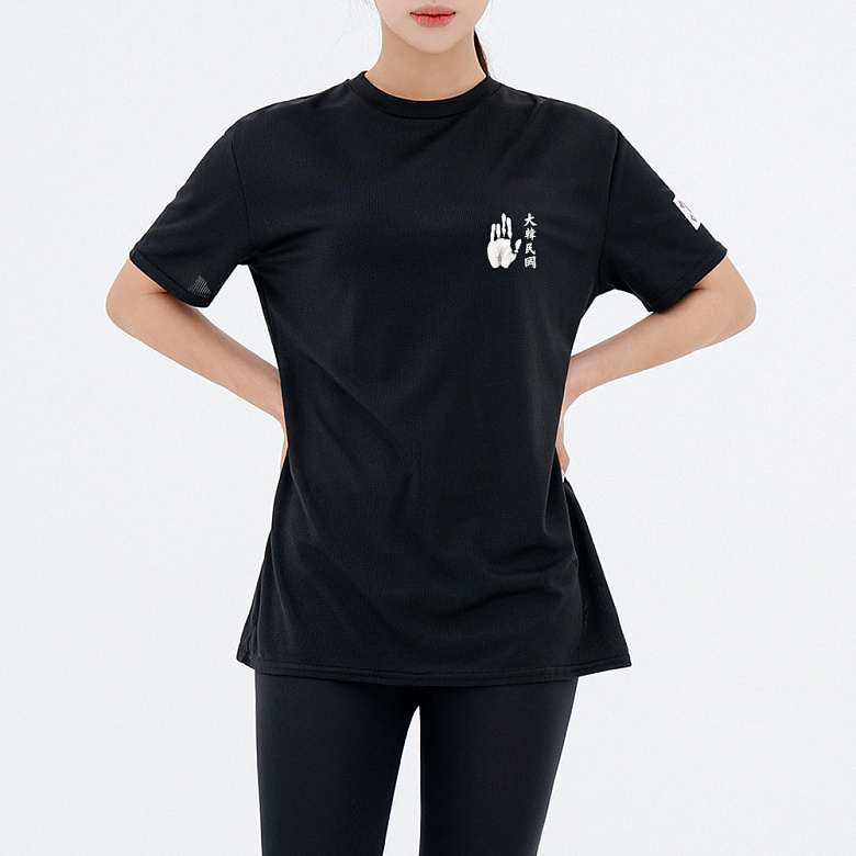 군화와고무신(gunhwawa gomusin) 군화와고무신 안중근 의사 손 쿨링 반팔 티셔츠 RT003