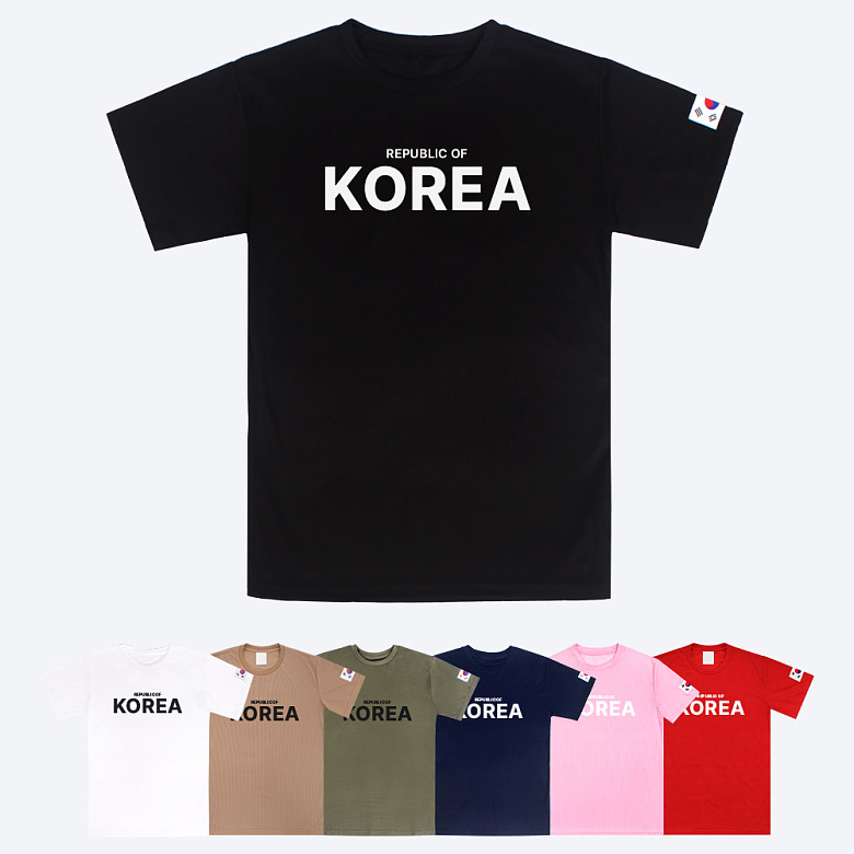 군화와고무신(gunhwawa gomusin) 군화와고무신 REPUBLIC OF KOREA 쿨링 반팔 티셔츠 RT002