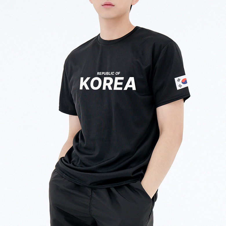 군화와고무신(gunhwawa gomusin) 군화와고무신 REPUBLIC OF KOREA 쿨링 반팔 티셔츠 RT002