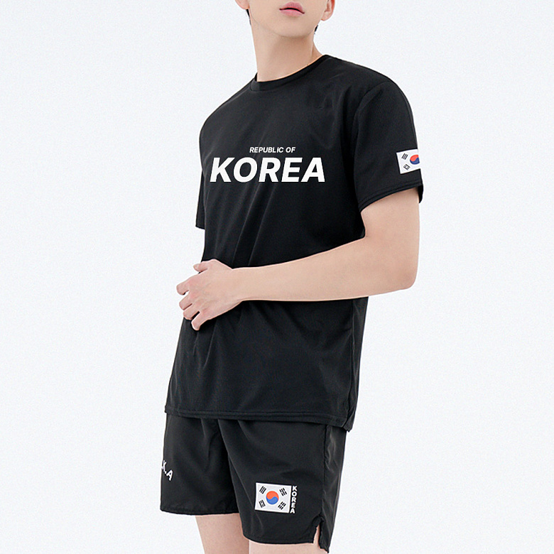 군화와고무신(gunhwawa gomusin) 군화와고무신 REPUBLIC OF KOREA 쿨링 반팔 티셔츠 RT002