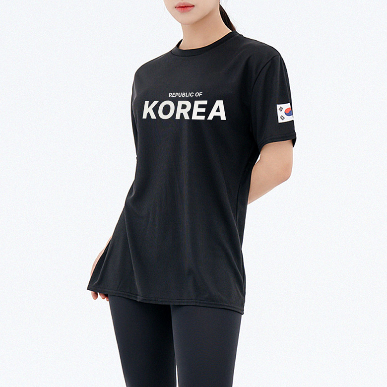 군화와고무신(gunhwawa gomusin) 군화와고무신 REPUBLIC OF KOREA 쿨링 반팔 티셔츠 RT002