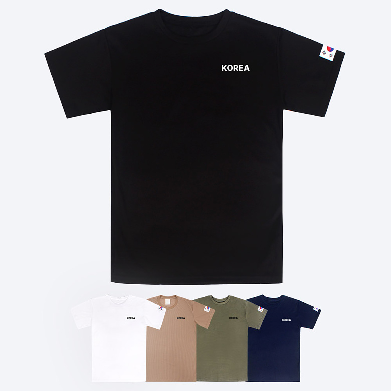 군화와고무신(gunhwawa gomusin) 군화와고무신 KOREA 코리아 쿨링 반팔 티셔츠 RT001