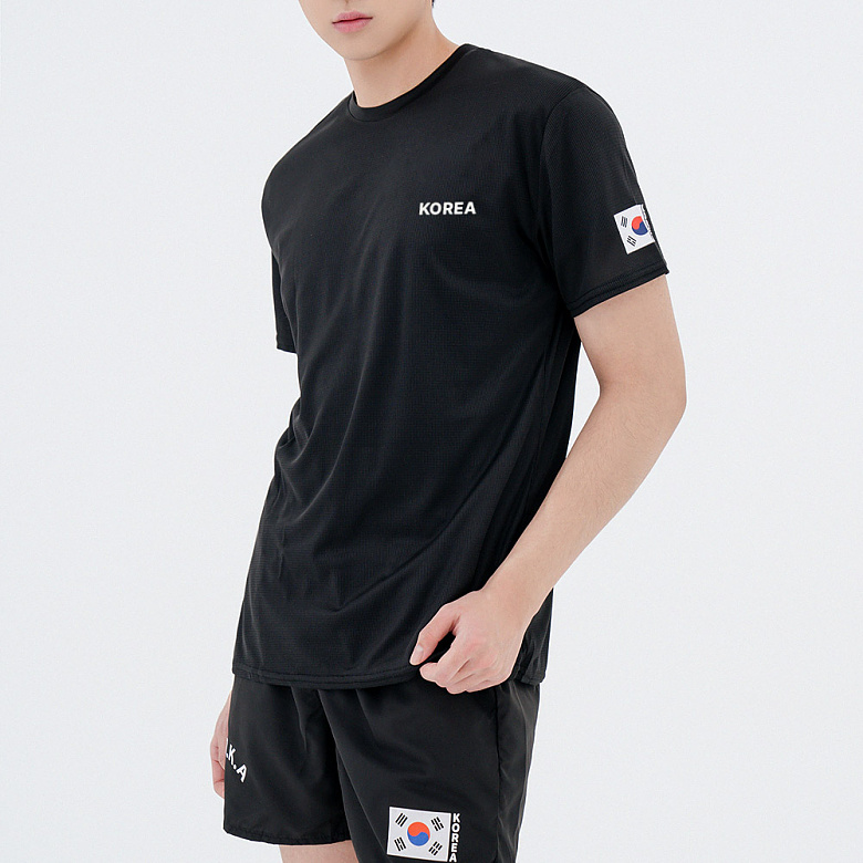 군화와고무신(gunhwawa gomusin) 군화와고무신 KOREA 코리아 쿨링 반팔 티셔츠 RT001