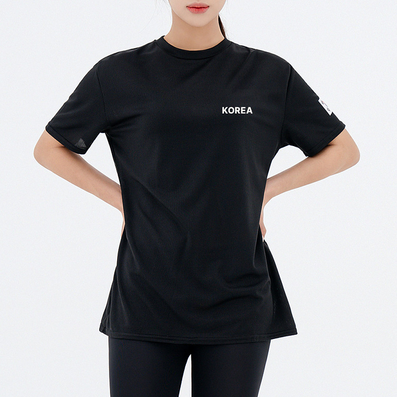 군화와고무신(gunhwawa gomusin) 군화와고무신 KOREA 코리아 쿨링 반팔 티셔츠 RT001