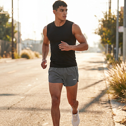 테슬라(TSLA) CQR 테슬라 쿨 러닝 쇼츠 반바지 속팬티 내장