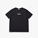 데어바이 B1 무시접 기능성 로고 반팔 티셔츠 BLACK