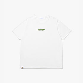 데어바이(THEREBY) 데어바이 B1 무시접 기능성 로고 반팔 티셔츠 WHITE