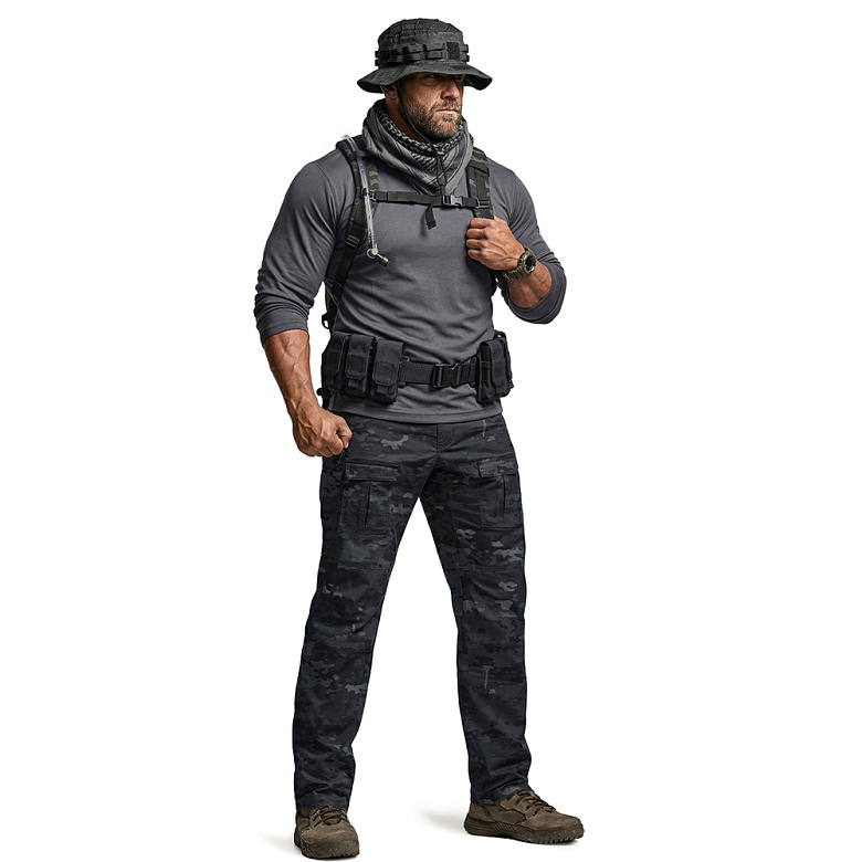 씨큐알(CQR) CQR 레콘 택티컬 카모플라쥬 스크림 부니햇