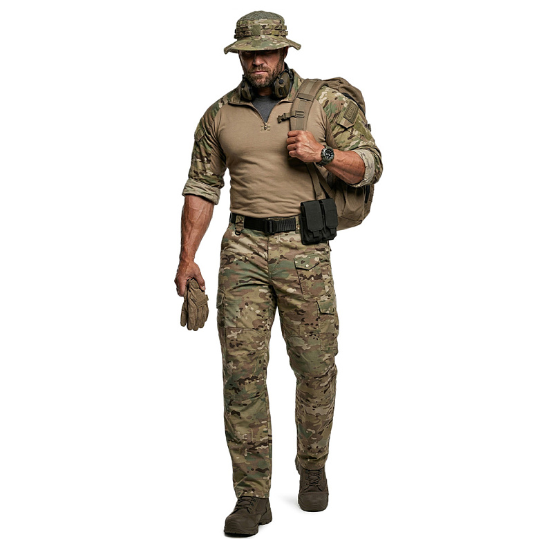 씨큐알(CQR) CQR 레콘 택티컬 카모플라쥬 스크림 부니햇