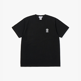 데어바이(THEREBY) 데어바이 B1 시그니처 면 반팔 티셔츠 BLACK