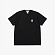 데어바이 B1 시그니처 면 반팔 티셔츠 BLACK