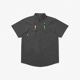 데어바이(THEREBY) 데어바이 KHAKI 에어 필드 워크 반팔 셔츠